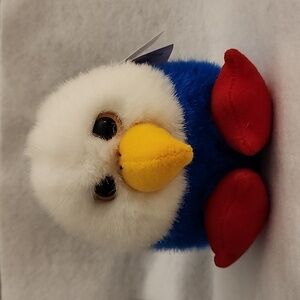 Vintage Puffkins Patriot Plush Eagle 94 P.V.C. Pellets Collectable Tag